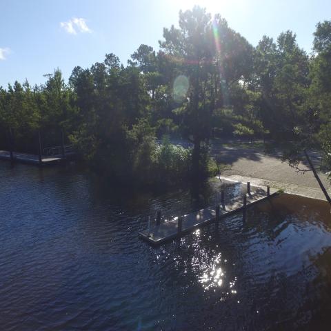 Boat Launch for future improvement in Chickasawbogue Park