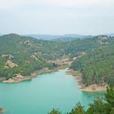  A view of Seyhan Dam lake and Süleyman Demirel Arboretumu from the northern part of Çukurova University Campus