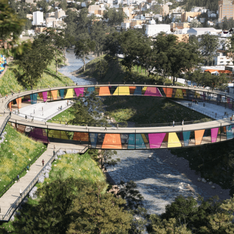 Digital simulation of the park 