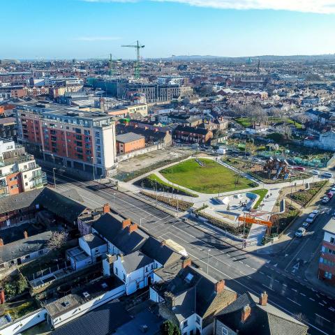 An overview of the Liberties District 