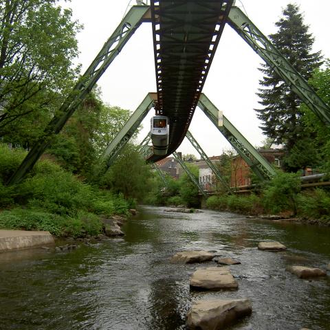Renaturalization of the Wupper stream in Wuppertal (2014)