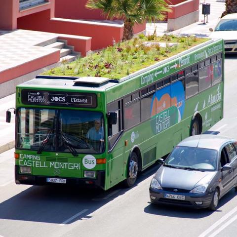 PhytoKinetic Green Roof on A Bus