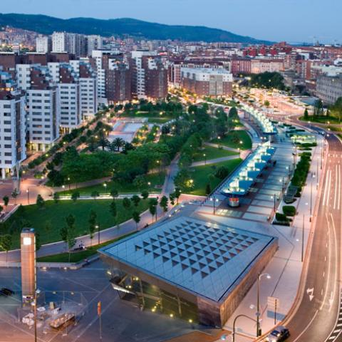 Enlargemenet of the Doña Casilda Park in Abandoibarra