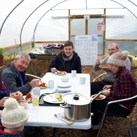 Community Meal at the Appletree Allotment and Community Garden (2016)
