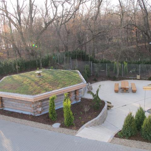 Green roofs in the Water Park 'Termy Maltanskie' (2011)