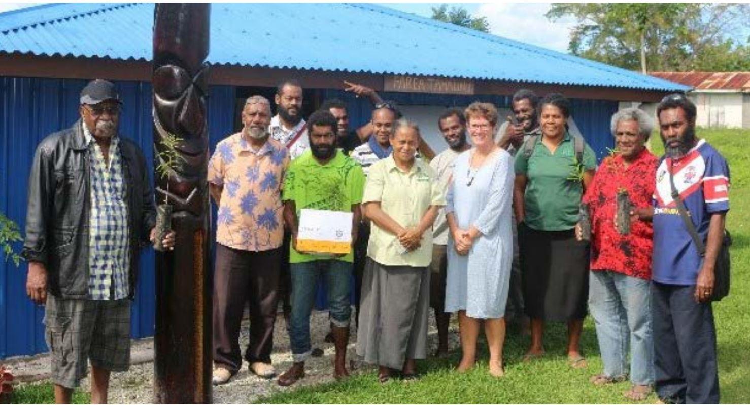 Irifa Paramount Chief, Ifira Council of Chiefs with Tagabe Riparian Restoration Project Steering Group