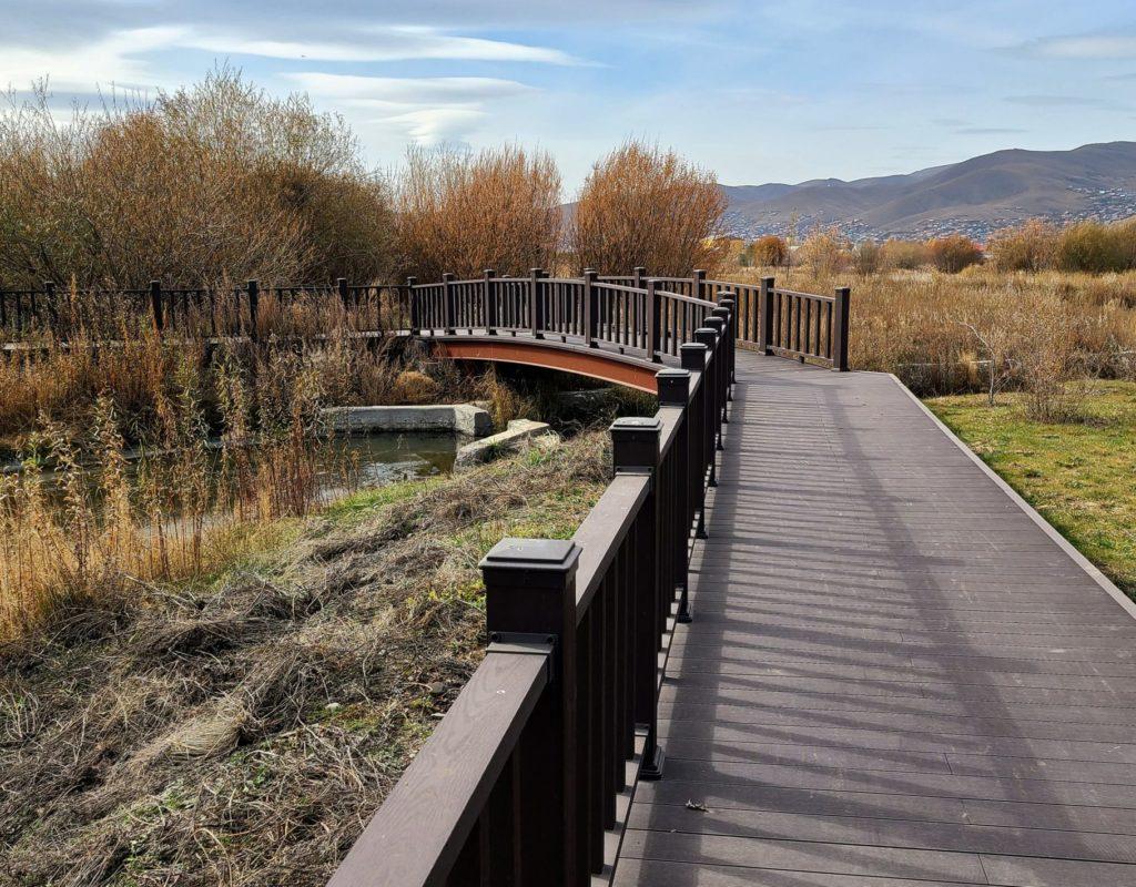 Urban Forest river&bridge