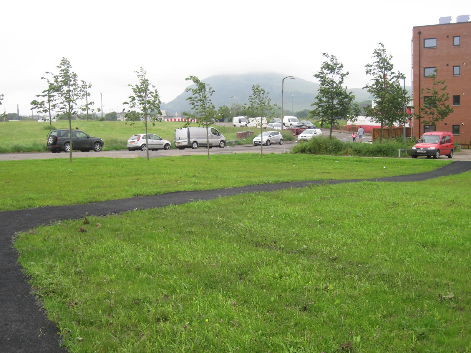 Craigmillar Town Center temporary greening (2012)