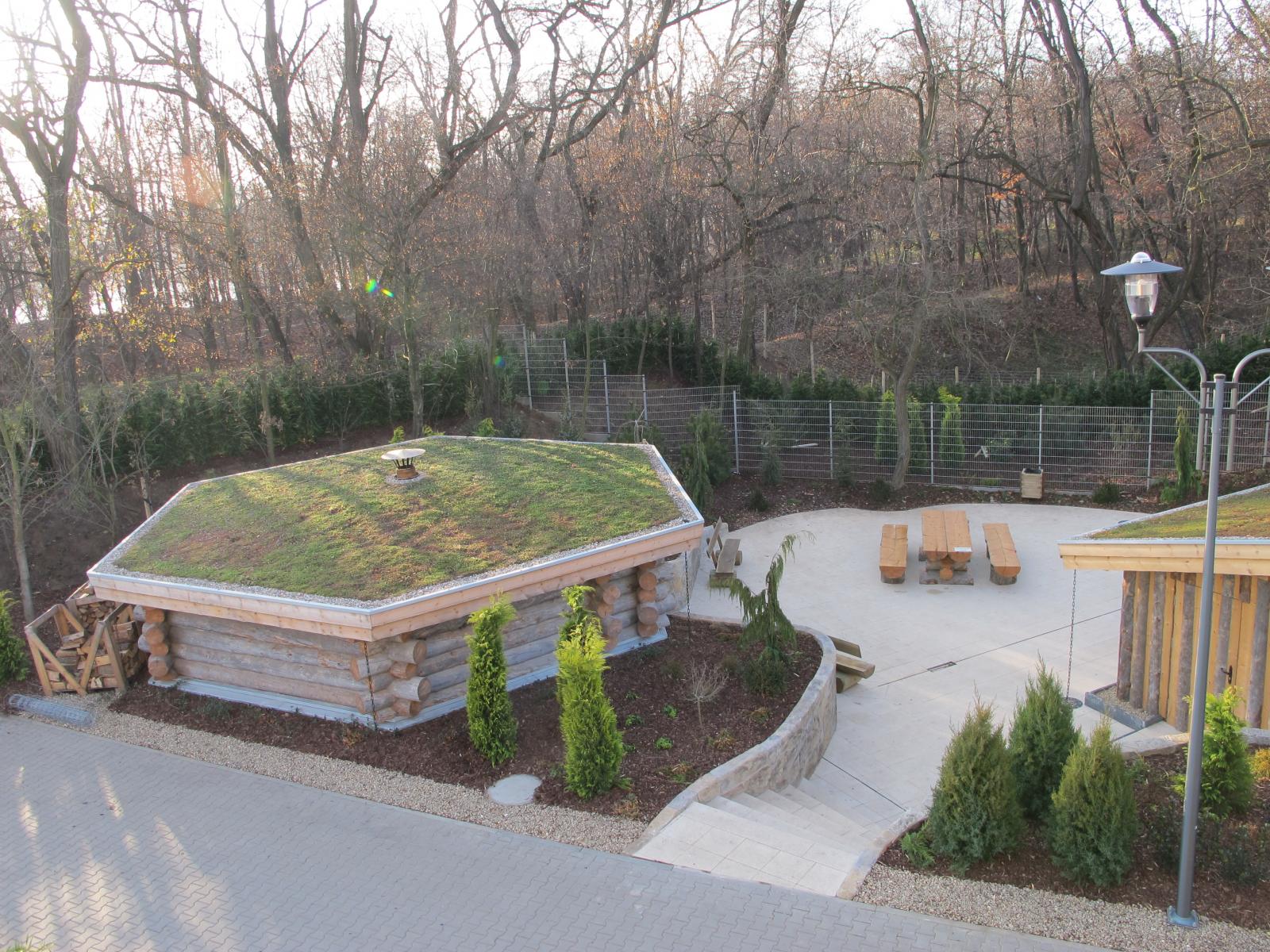 Green roofs in the Water Park 'Termy Maltanskie' (2011)